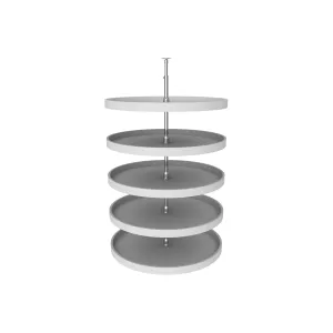 Rev-A-Shelf / 6065-32-11-52 / Polymer Full-Circle 5-Shelf Lazy Susans for Tall Pantry Cabinets