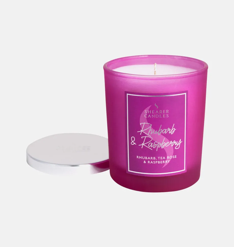 Rhubarb and Raspberry Jar Candle
