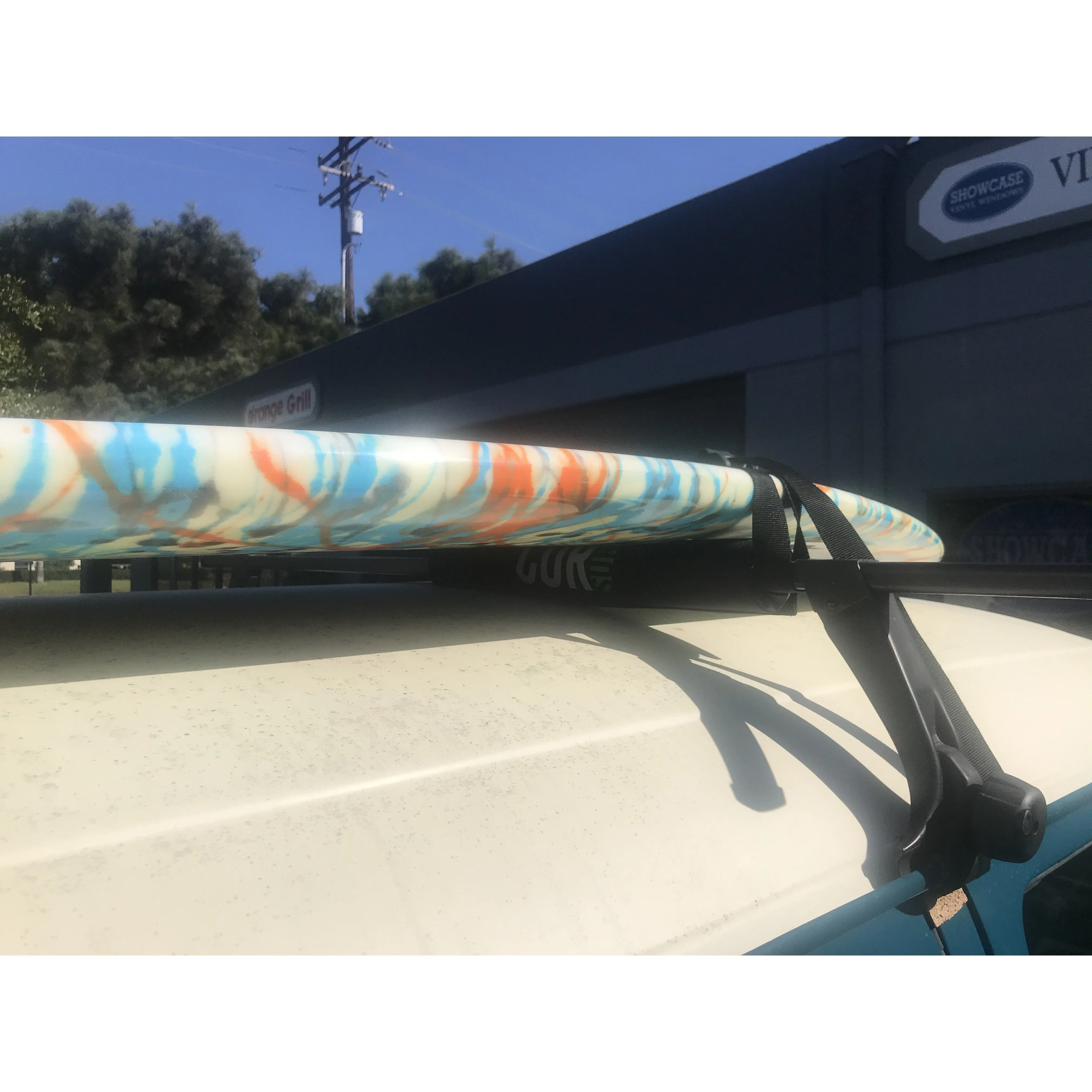 Round Roof Rack Pads for Surf and SUP | Long 28" or Short 19"