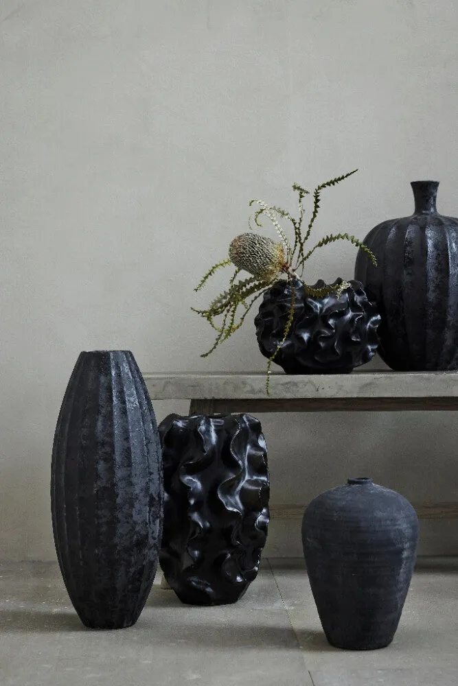 Sannia vase 25.5X25.5X37.5 cm, Black
