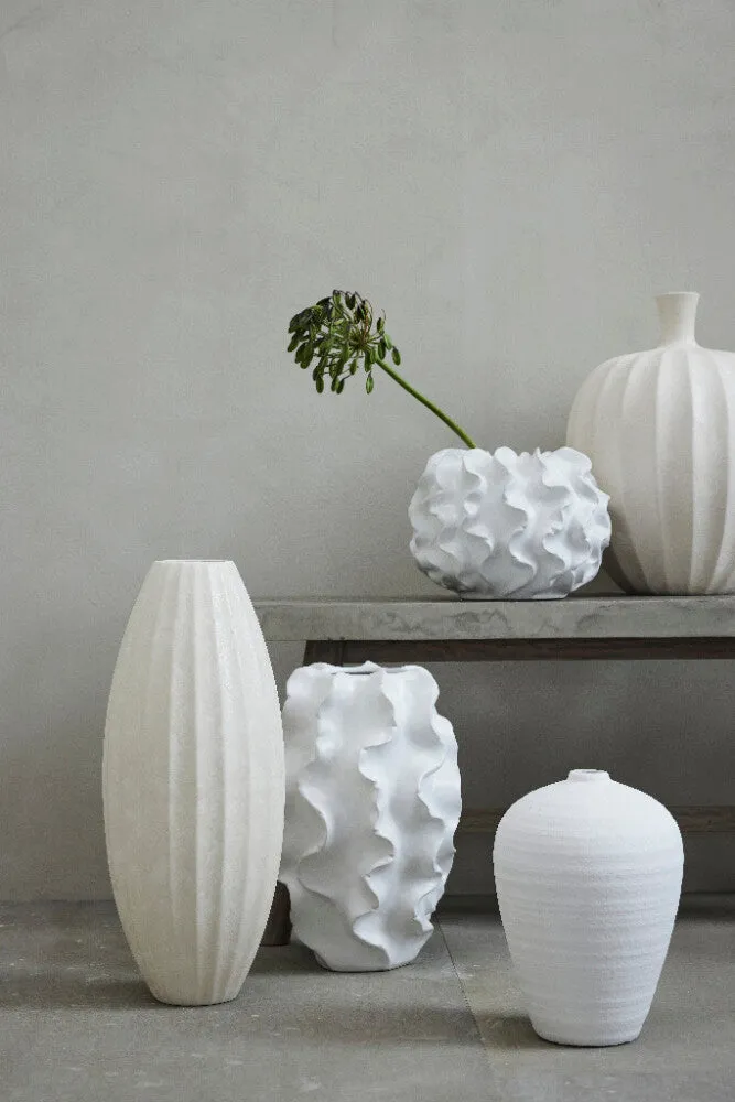 Sannia vase 29X29X20.5 cm, White
