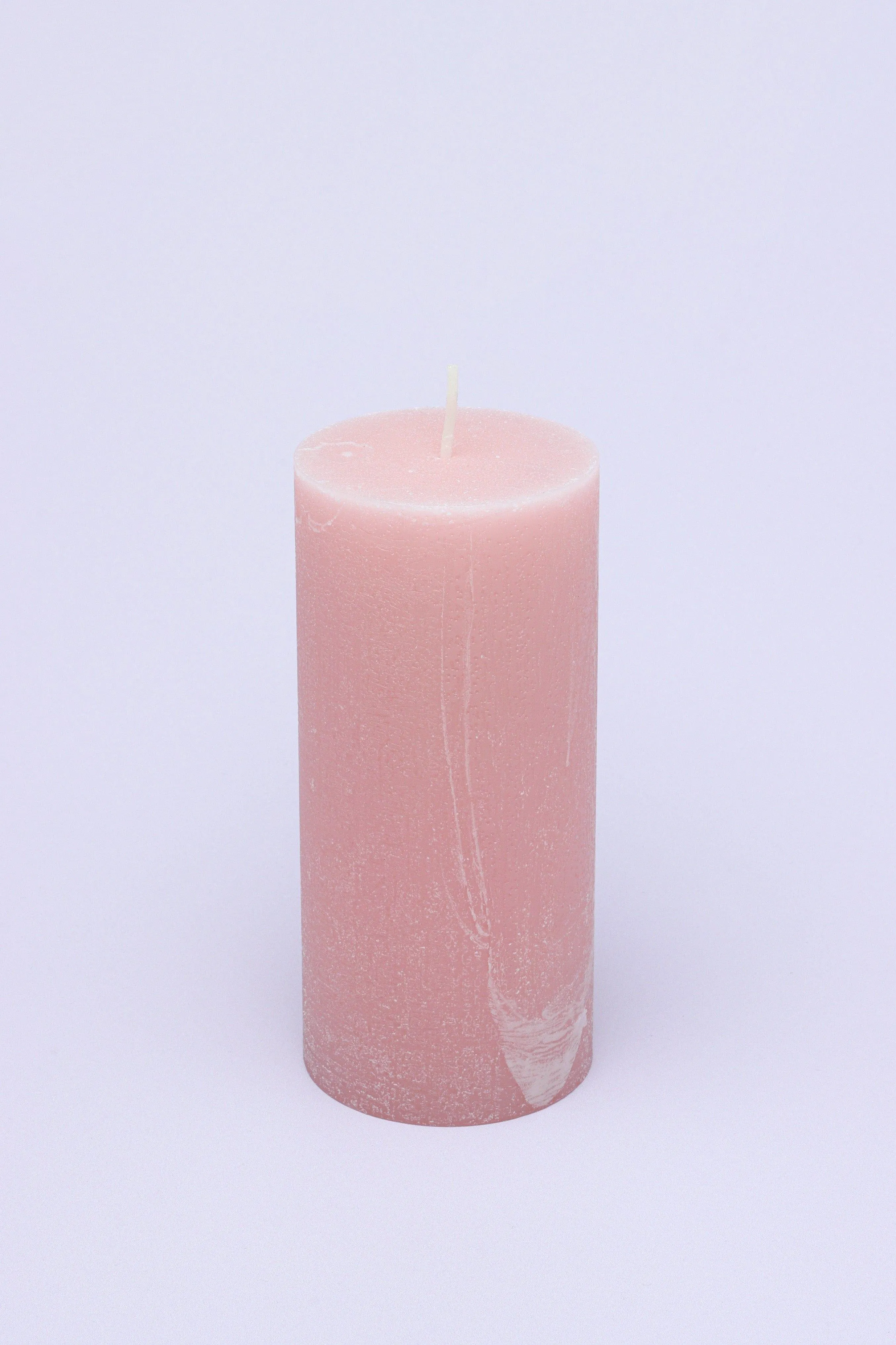 Scented Marble Modern Light Pink Blossom, Perfect for Meditation, Pillar Candle