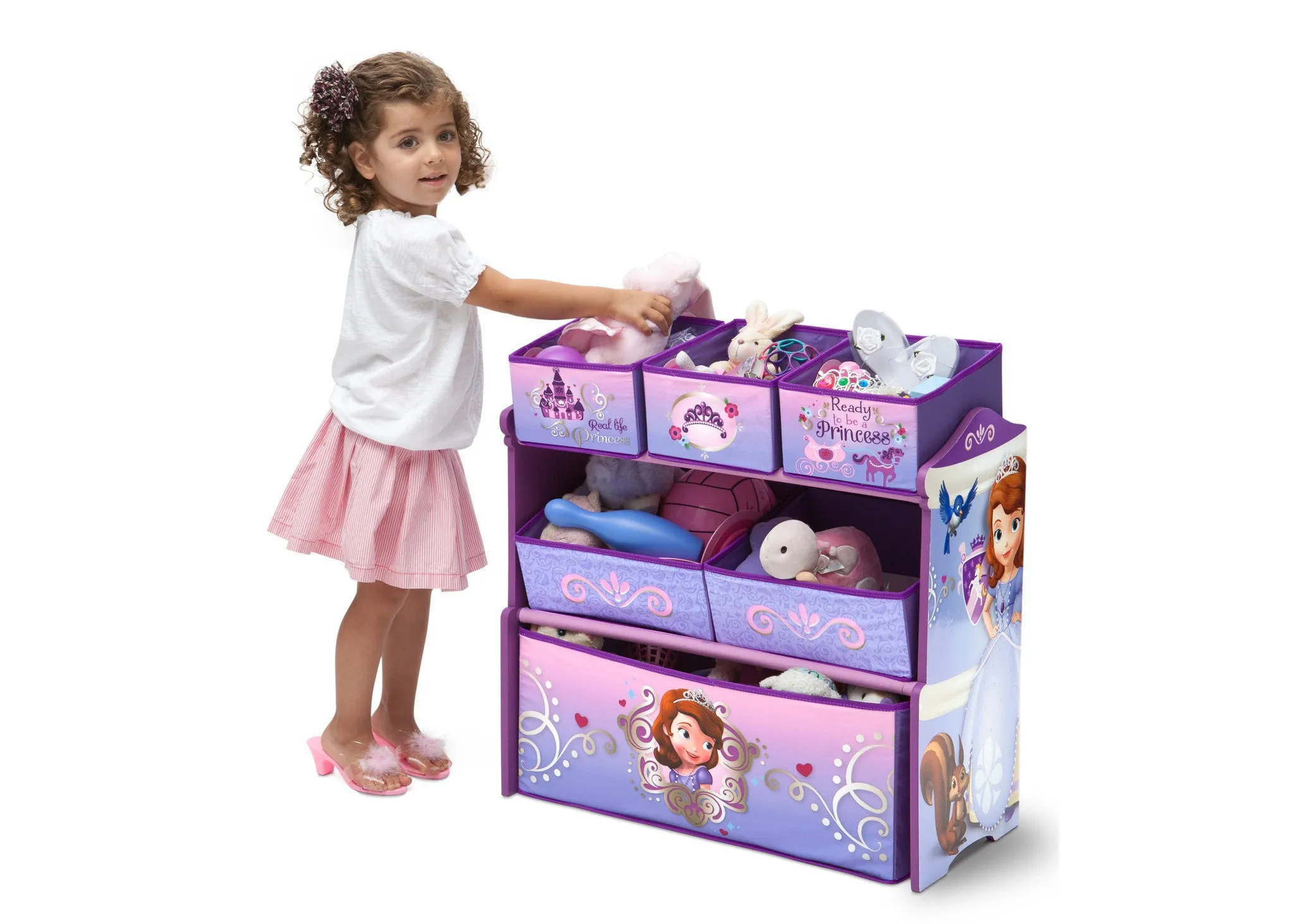 Sofia the First Multi-Bin Toy Organizer