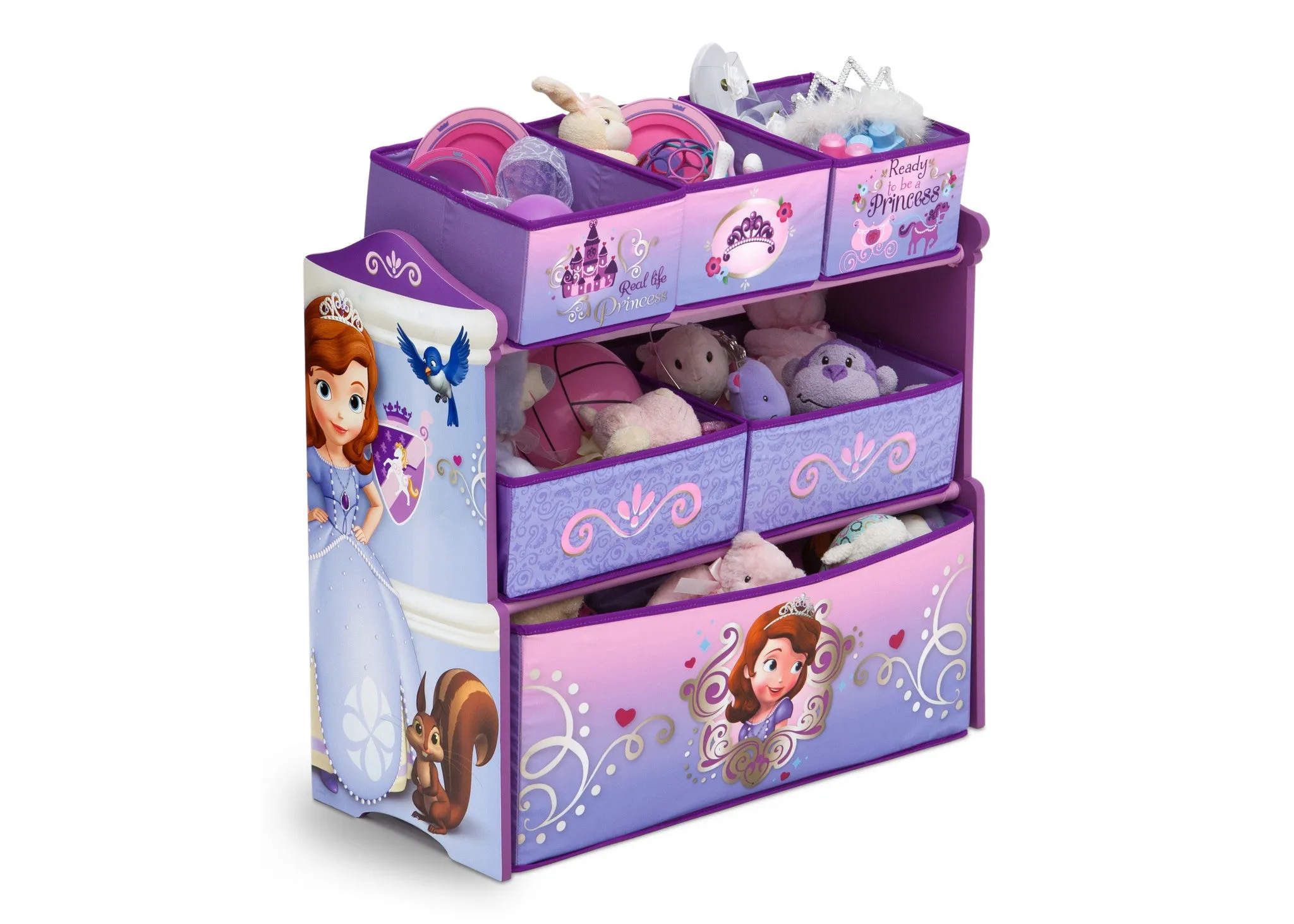 Sofia the First Multi-Bin Toy Organizer