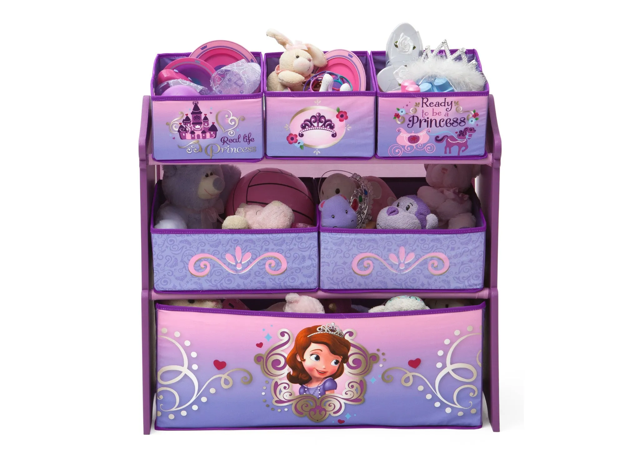 Sofia the First Multi-Bin Toy Organizer