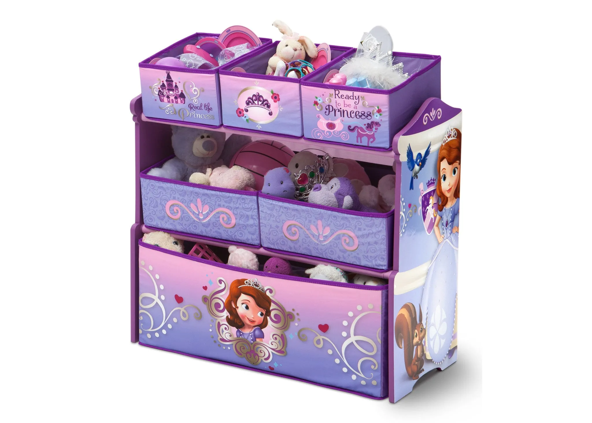 Sofia the First Multi-Bin Toy Organizer