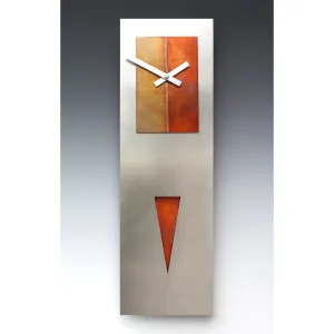 Spike Steel Pendulum Wall Clock by Leonie Lacouette