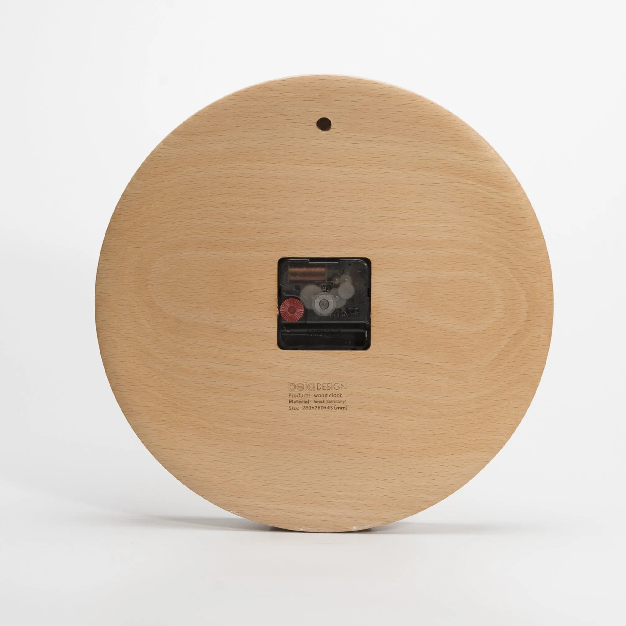 The Decent Living Germany Beech Wood Wall Clock