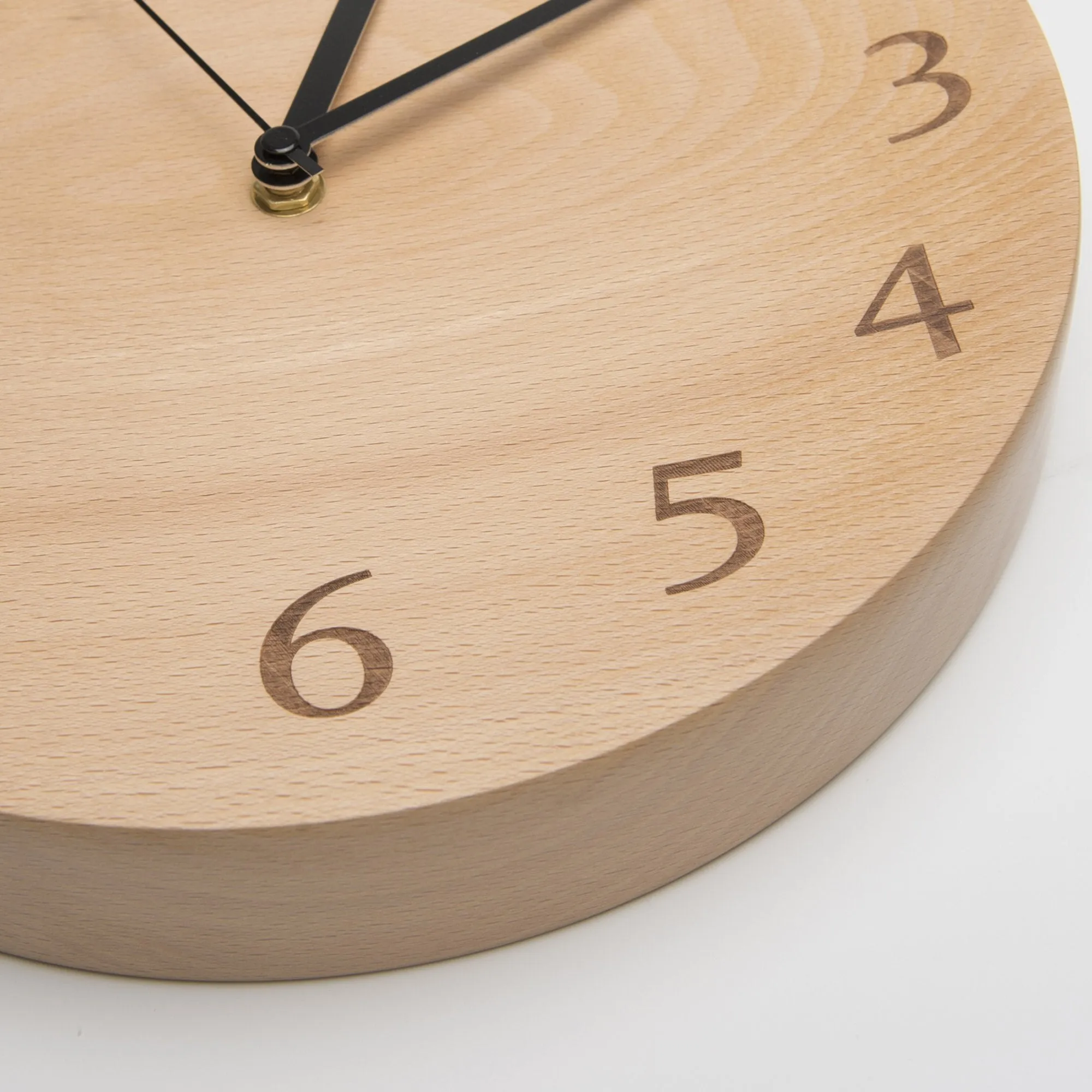 The Decent Living Germany Beech Wood Wall Clock
