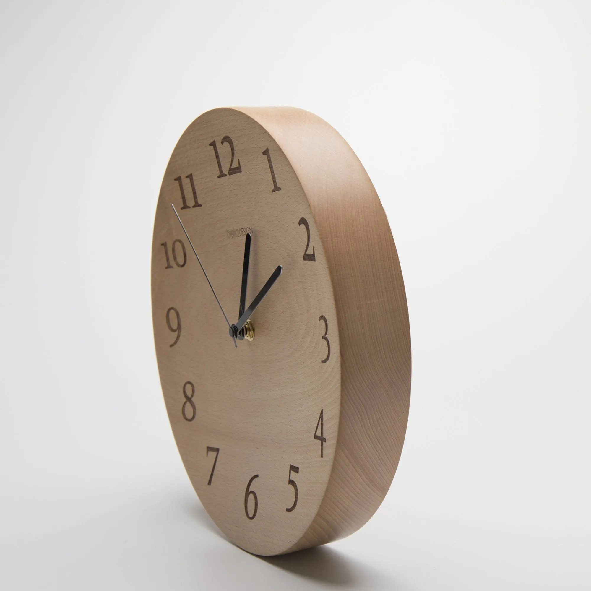 The Decent Living Germany Beech Wood Wall Clock