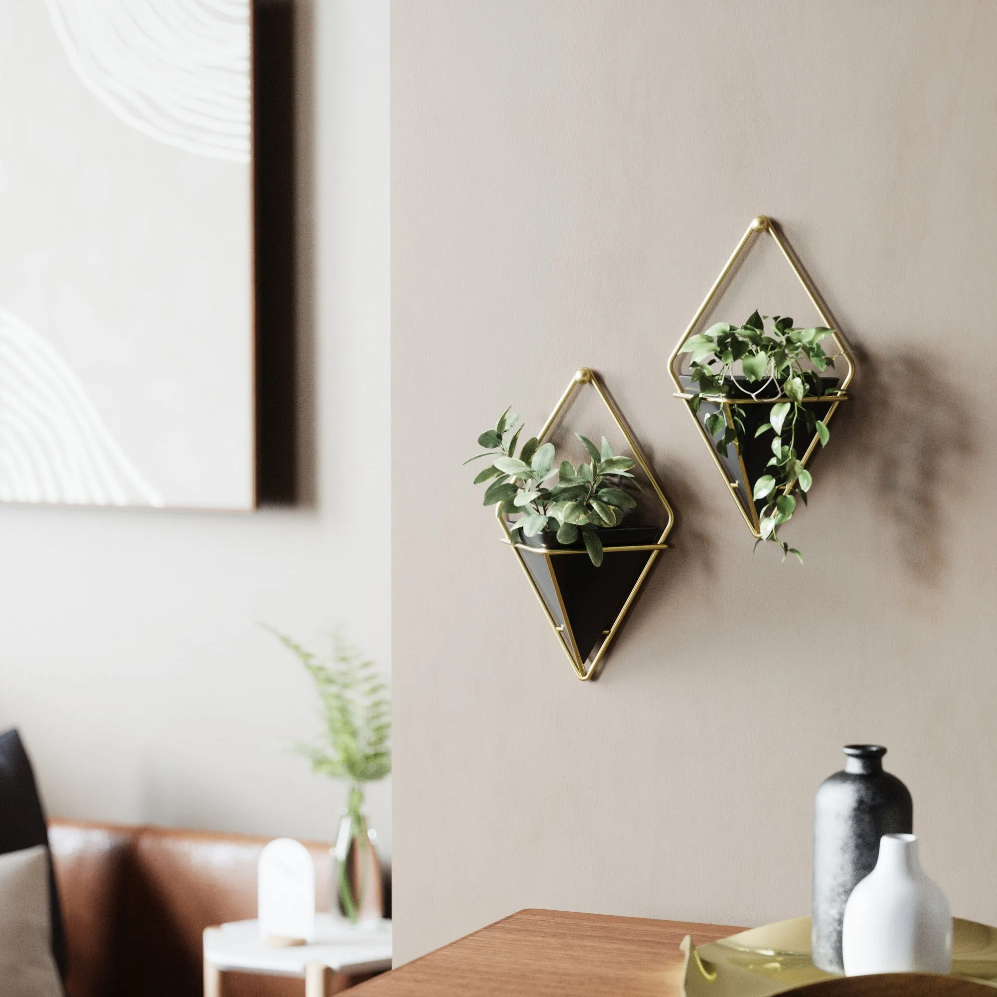 Trigg Wall Planter & Storage Small, Set of 2