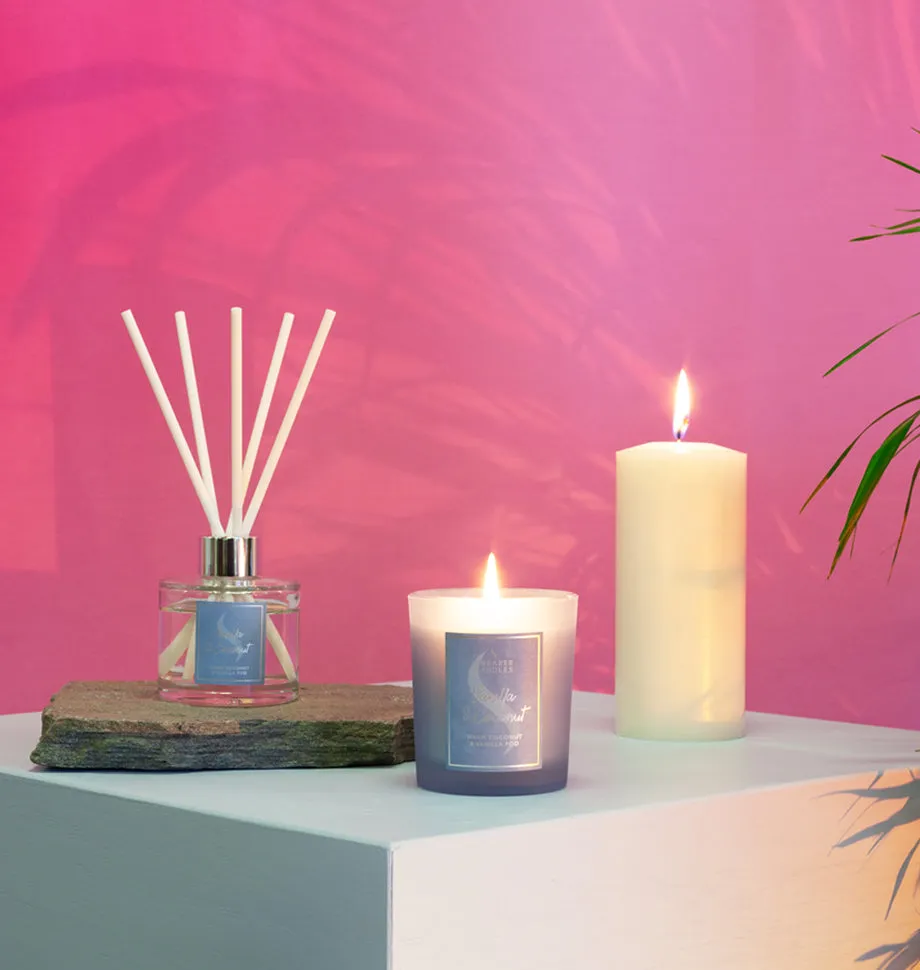 Vanilla and Coconut Small Tin Candle