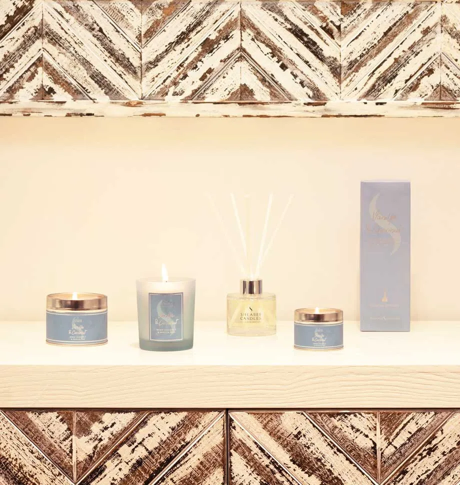Vanilla and Coconut Small Tin Candle