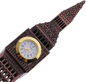 ViaZAID Big Ben Clock Tower of London with Clock Souvenir Collectible Item Ideal for Home Decor, Study Room, Living Room, Study Cabinet, Office Decor, Travel Office Decor,Gifting (9 inch)