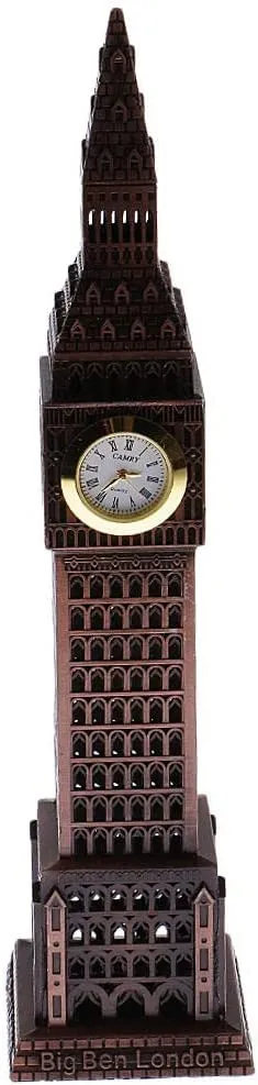 ViaZAID Big Ben Clock Tower of London with Clock Souvenir Collectible Item Ideal for Home Decor, Study Room, Living Room, Study Cabinet, Office Decor, Travel Office Decor,Gifting (9 inch)
