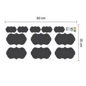 Walplus Chalkboard Label Sticker 30 X 60 Cm